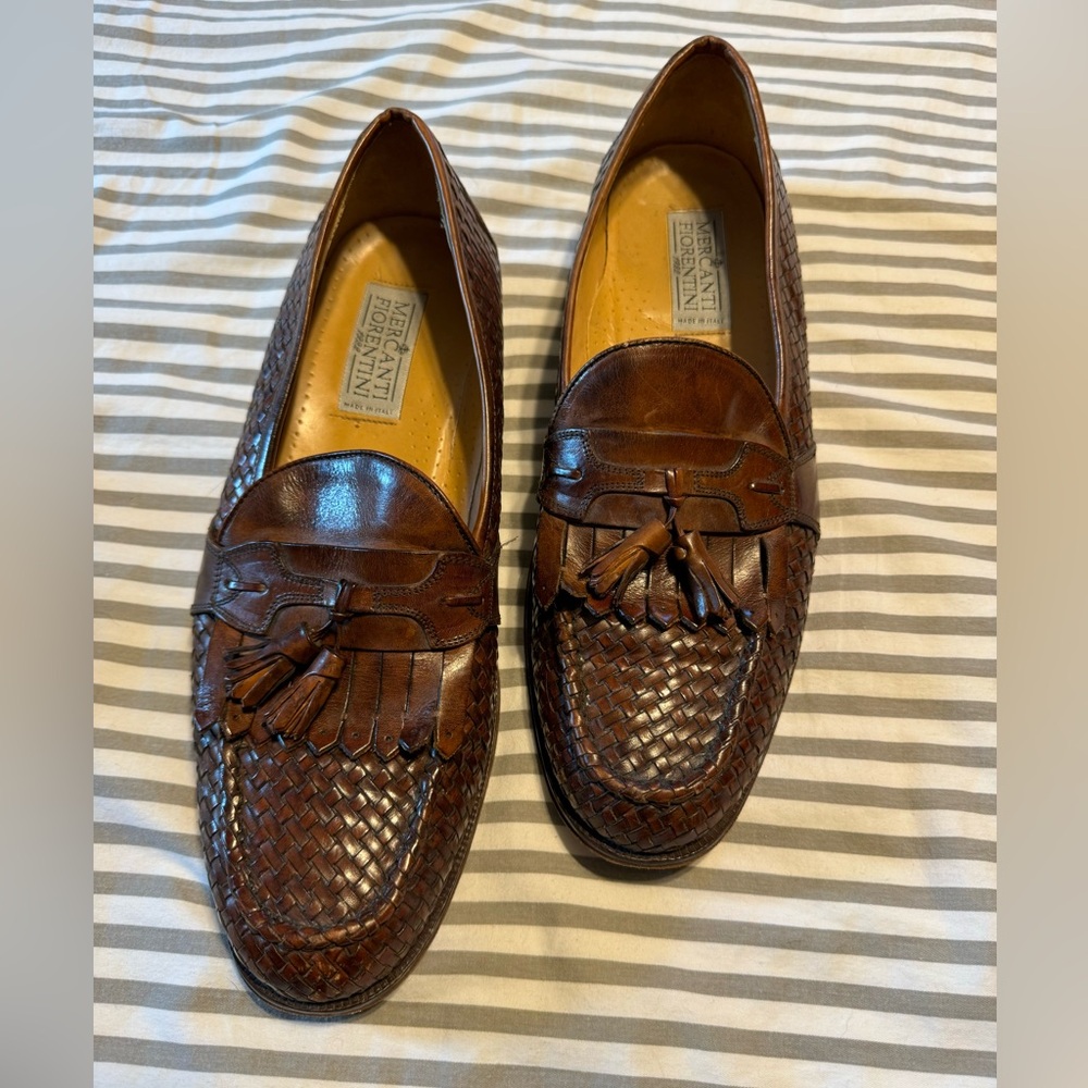 Mercanti Fiorentini leather loafers 12M